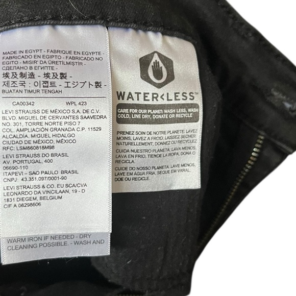 Levi’s 312 Shaping Slim Denim Black W30 Classic Fit - Picture 14 of 16